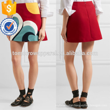 New Fashion Red A-line Summer Mini Daily Skirt DEM/DOM Manufacture Wholesale Fashion Women Apparel (TA5006S)